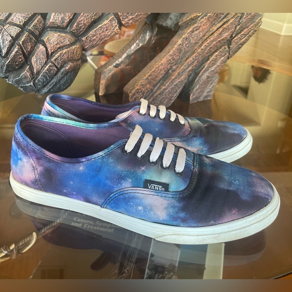 Vans Galaxy Blue and Purple Sneakers